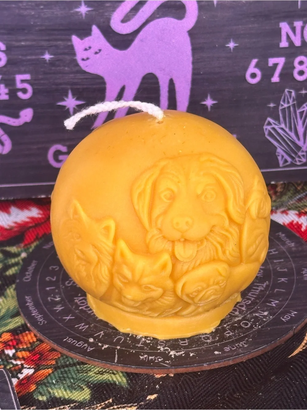 Dog Lovers Sphere Candle